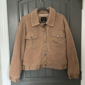 Women’s Sherpa knit jacket size small